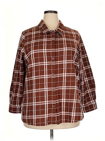 Blair 3/4 Sleeve Button-Down Shirt (view 1)