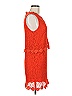 Topshop 100% Cotton Orange Cocktail Dress Size 6 - photo 3