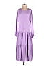 Dolan Solid Purple Casual Dress Size S - photo 1