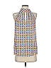 Tanya Taylor 100% Silk Blue Sleeveless Silk Top Size 4 - photo 1