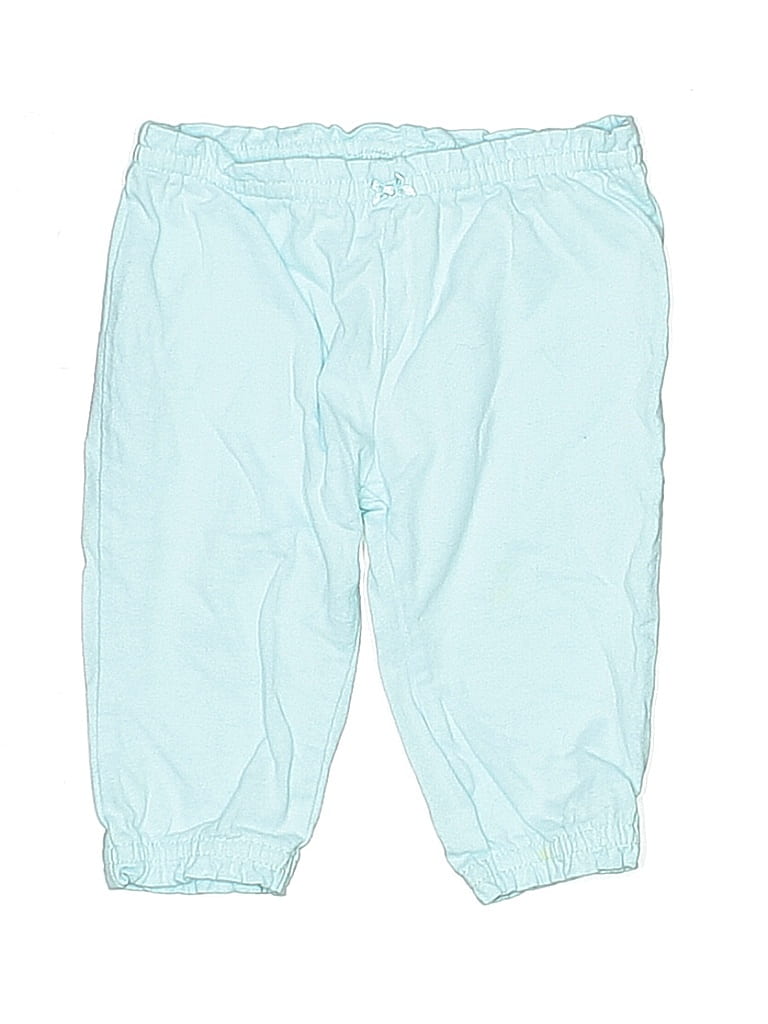 Carter's 100% Cotton Blue Casual Pants 0-3 MO / 3 MO - photo 1