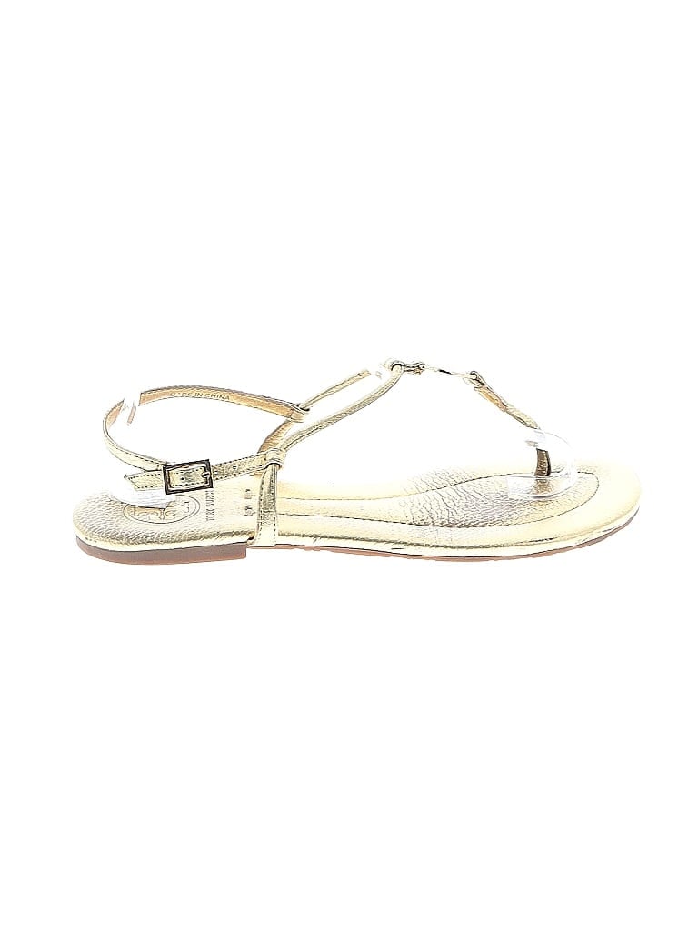 Tory Burch Ivory Gold Sandals Size 7 - photo 1
