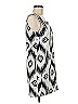 Peach Love Cream California Graphic White Casual Dress Size M - photo 4