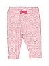 Gymboree 100% Cotton Hearts Pink Casual Pants Size 3-6 mo - photo 1