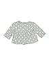 Just One You Made by Carter's 100% Cotton Polka Dots Gray 3/4 Sleeve Blouse 0-3 MO / 3 MO - photo 1