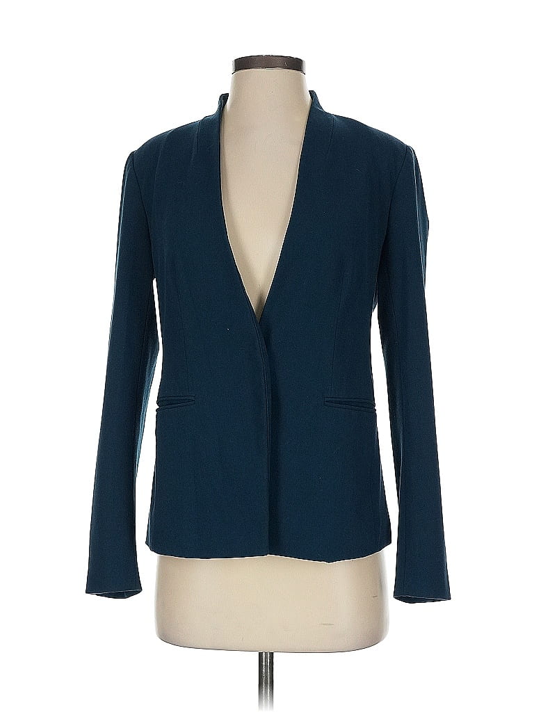 Ann Taylor 100% Cotton Blue Blazer Size 2 - photo 1