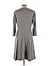 Akris Punto Solid Gray Casual Dress Size 10 - photo 2