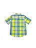 Wrangler Jeans Co Plaid Yellow Short Sleeve Button-Down Shirt Size 6 (big kids) - photo 2