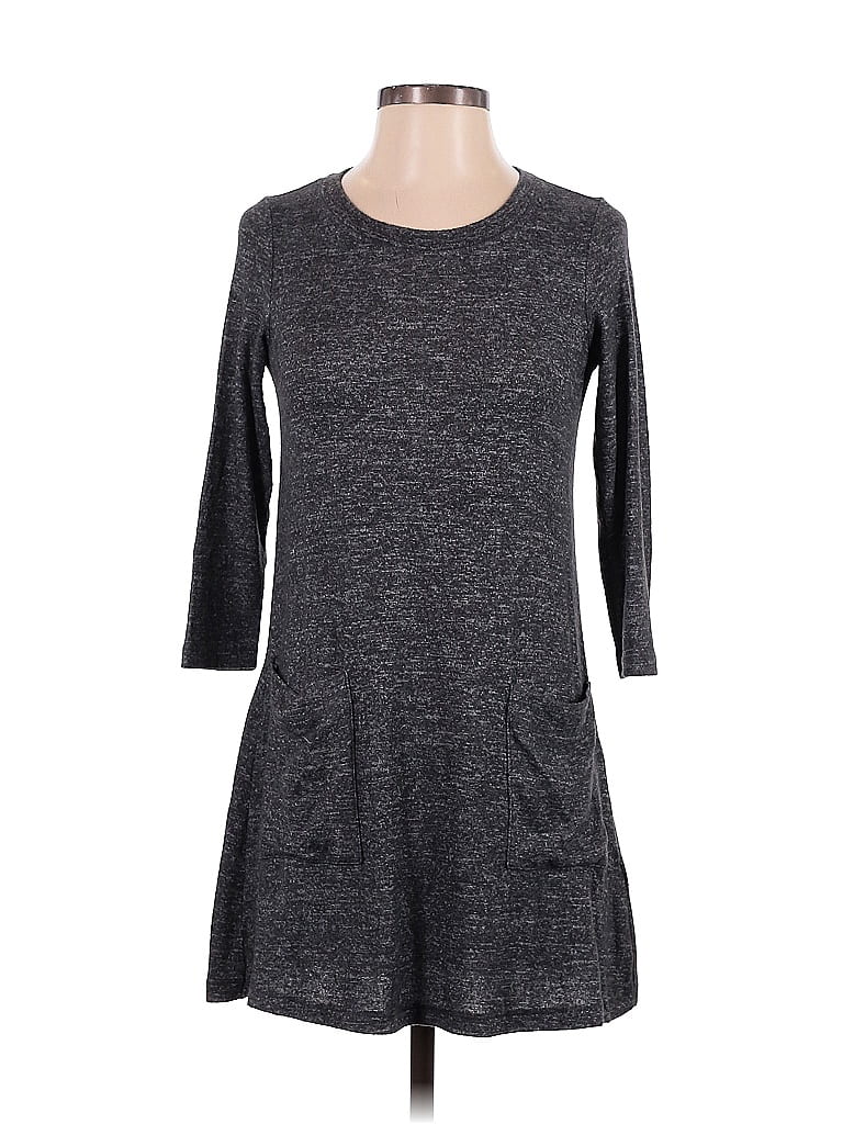 Pre-owned Abercrombie & Fitch Casual Dress In Gray