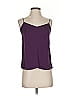 Quince Purple Sleeveless Silk Top Size S - photo 1