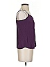 Quince Purple Sleeveless Silk Top Size S - photo 4
