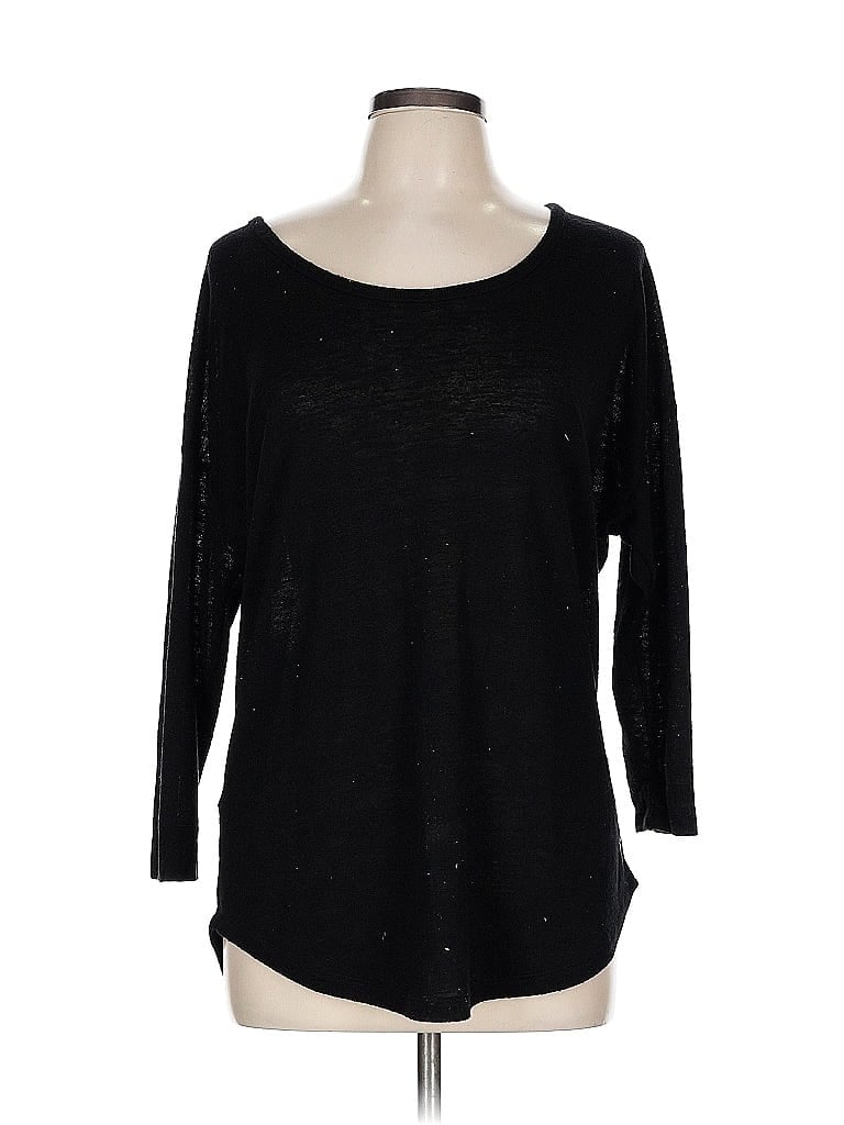 Pre-owned Uniquely Lorna Jane Pullover Sweater In Black