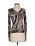 ETRO Paisley Tie-dye Pink Burgundy Long Sleeve T-Shirt Size EU (IT) 42 / US 6 - photo 1