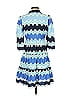 Sail to Sable Chevron-herringbone Blue Casual Dress Size XS - photo 2