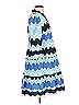 Sail to Sable Chevron-herringbone Blue Casual Dress Size XS - photo 4