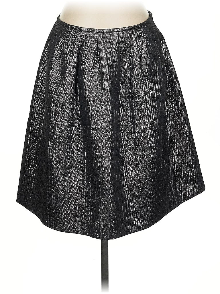 ETRO Chevron-herringbone Gray Black Formal Skirt Size EU (IT) 42 / US 6 - photo 1
