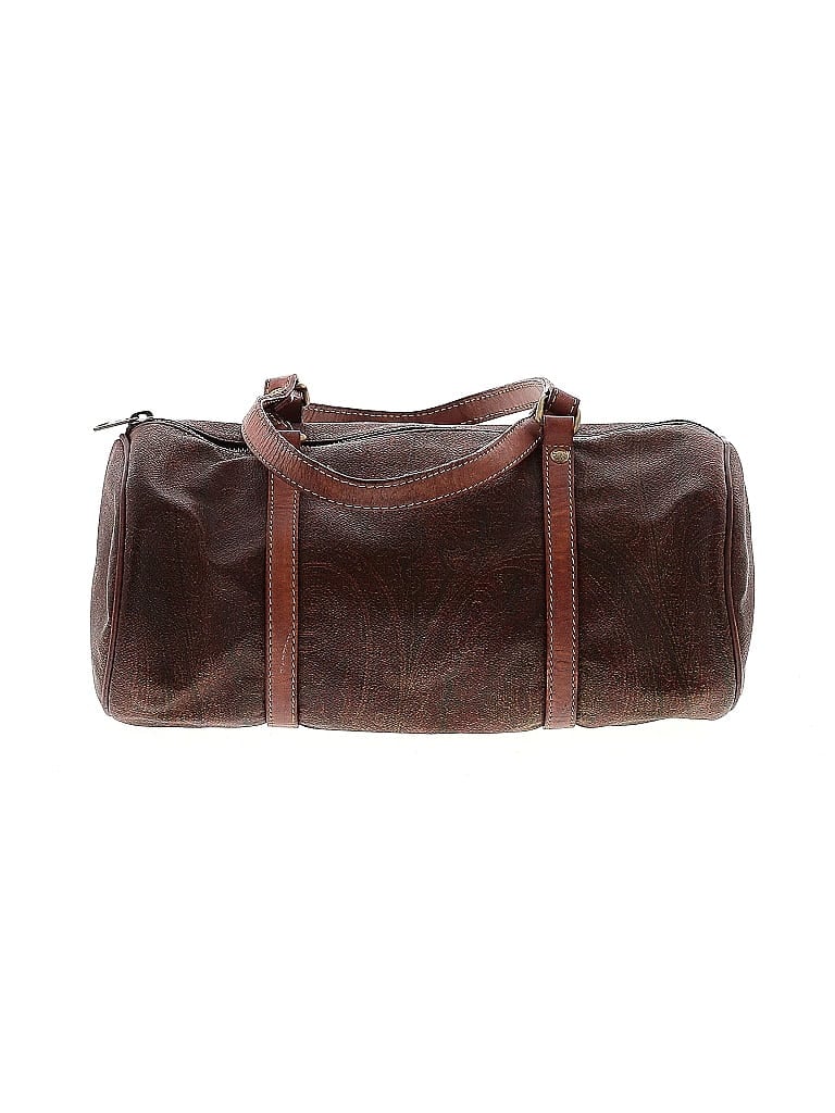 ETRO Brown Vintage Leather Satchel One size - photo 1