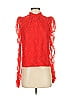 Saylor Red 3/4 Sleeve Blouse Size S - photo 1