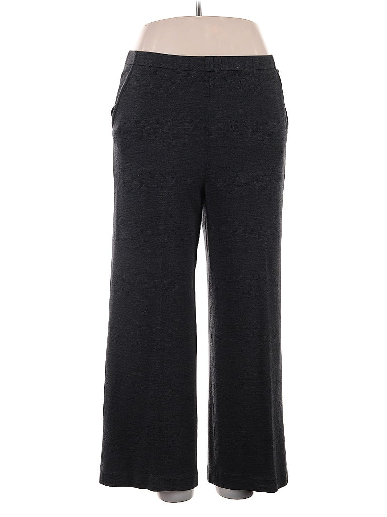St. John Gray Casual Pants Size 16 - photo 1