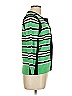 Carlisle Stripes Green Silk Cardigan Size L - photo 4