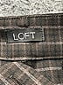 Ann Taylor LOFT Houndstooth Brown Dress Pants Size 14 - photo 3