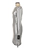 Ralph Lauren 100% Viscose Metallic Silver Cocktail Dress Size 6 - photo 5