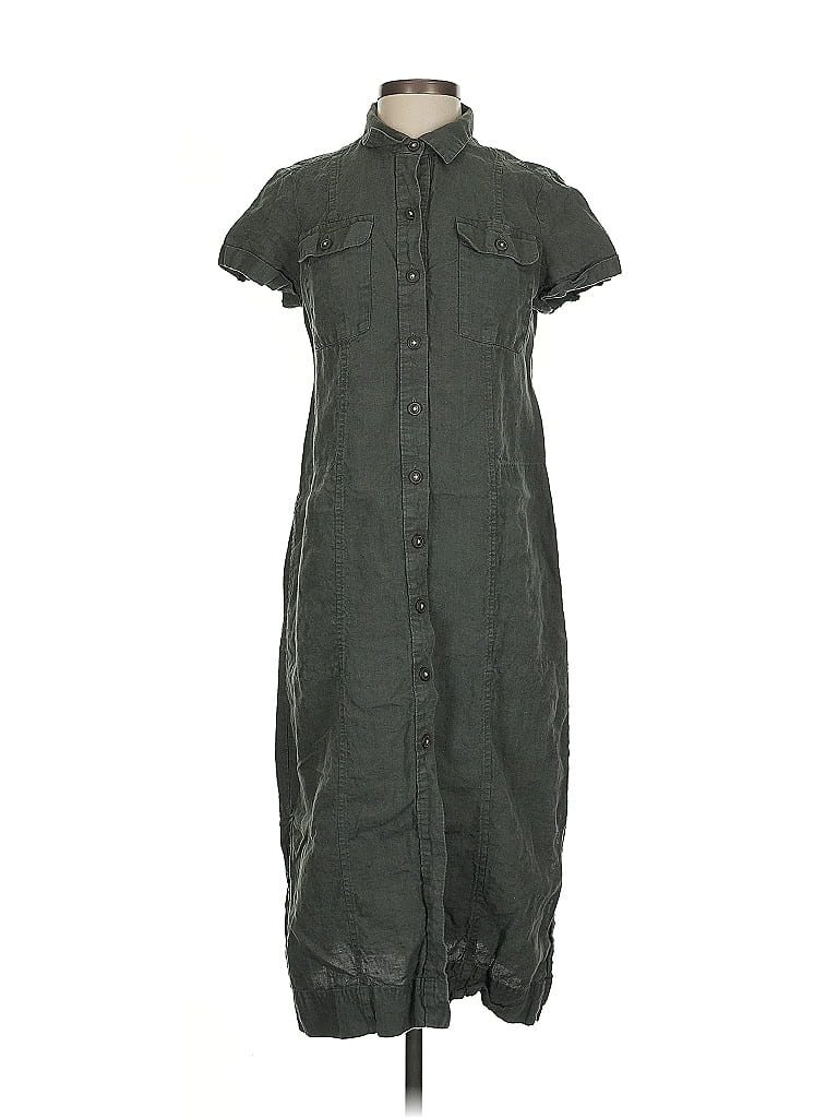 J.Jill 100% Linen Green Casual Dress Size XS - photo 1