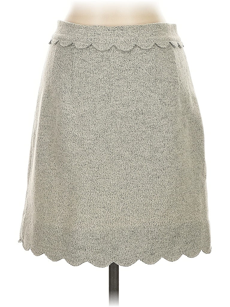 Pre-owned Club Monaco Wool Skirt In Gray