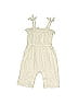 Baby Gap 100% Cotton Ivory Overalls Size 6-12 mo - photo 1