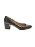 Chloé 100% Leather Black Blue Lauren Heels Size EU 36 1/2 - photo 1