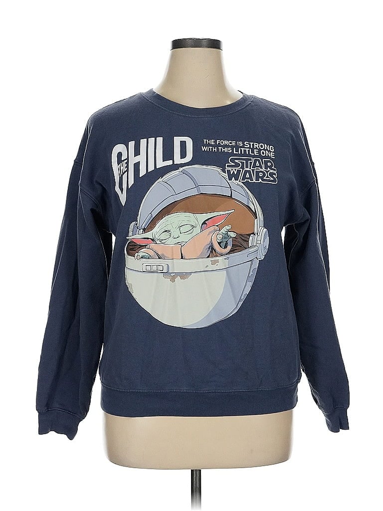 Pre-owned Star Wars Sweatshirt In Blue