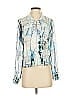 Alberto Makali 100% Polyester Graphic Blue Jacket Size S - photo 1