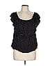Minkpink Black Short Sleeve Blouse Size L - photo 1
