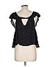 Minkpink Black Short Sleeve Blouse Size L - photo 2