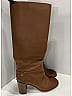 Chanel 100% Leather Brown Tall CC Boots Size EU 39 1/2 - photo 11