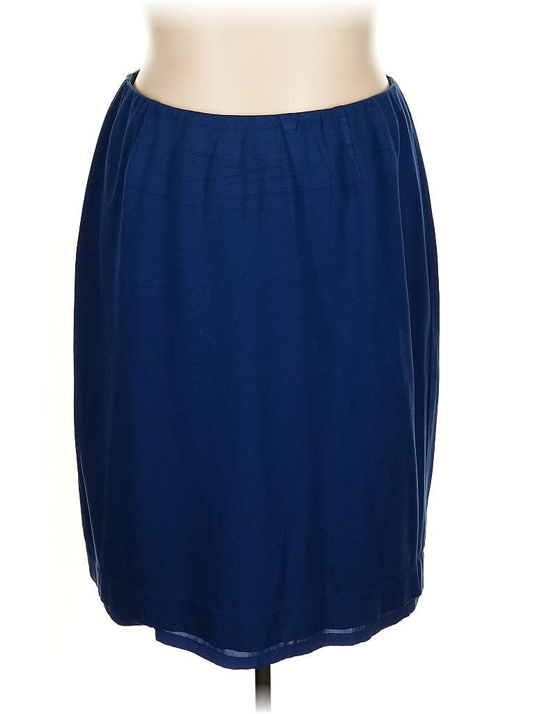 Pre-owned Doncaster Collection Formal Skirt In Blue