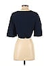 Black Halo Blue Short Sleeve Top Size 4 - photo 2