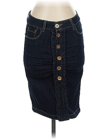 Arden B. Denim Skirt (view 1)