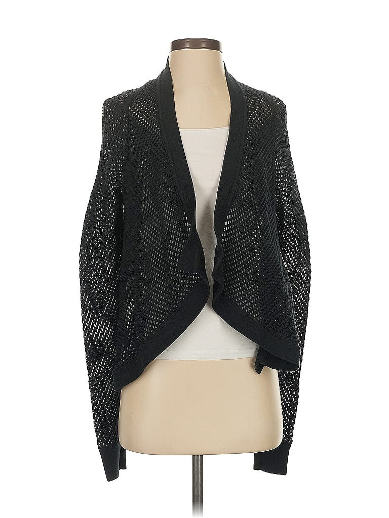 Pre-owned Bcbgmaxazria Cardigan Sweater In Black