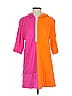 Solid & Striped Color Block Pink Casual Dress Size XS - photo 1