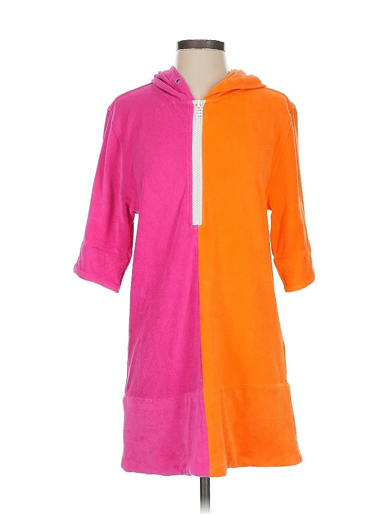 Solid & Striped Color Block Pink Casual Dress Size XS - photo 1