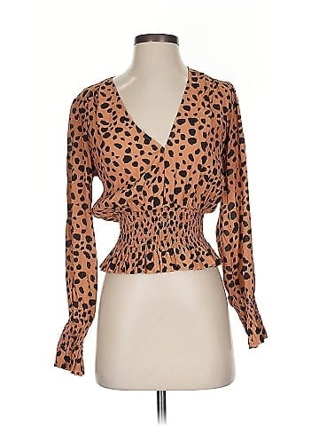 Blue Life Long Sleeve Blouse (view 1)