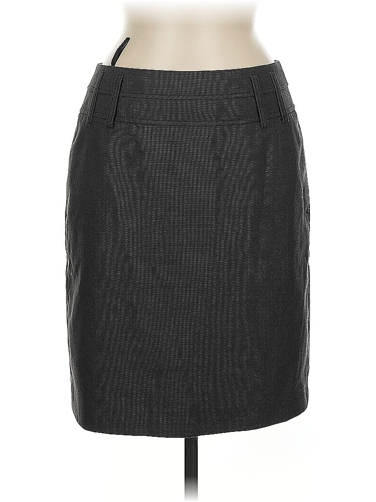 Esprit Solid Gray Casual Skirt Size 6 - photo 1