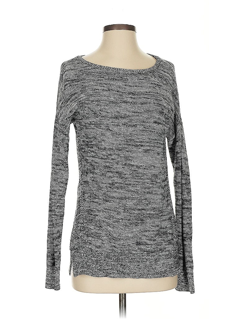Pre-owned Ann Taylor Loft Pullover Sweater In Gray