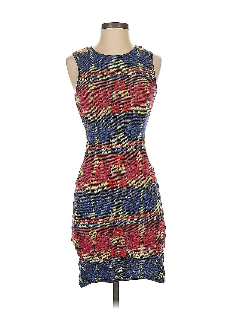 M Missoni Print Blue Red Cocktail Dress Size EU (IT) 38 / US 2 - photo 1