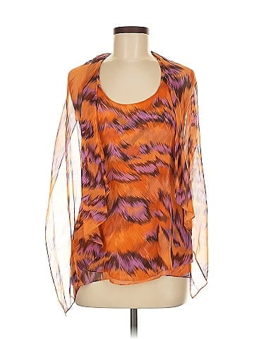 Diane von Furstenberg 3/4 Sleeve Silk Top (view 1)
