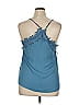 Macaron 100% Polyester Blue Sleeveless Blouse Size XL - photo 2