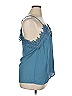 Macaron 100% Polyester Blue Sleeveless Blouse Size XL - photo 4