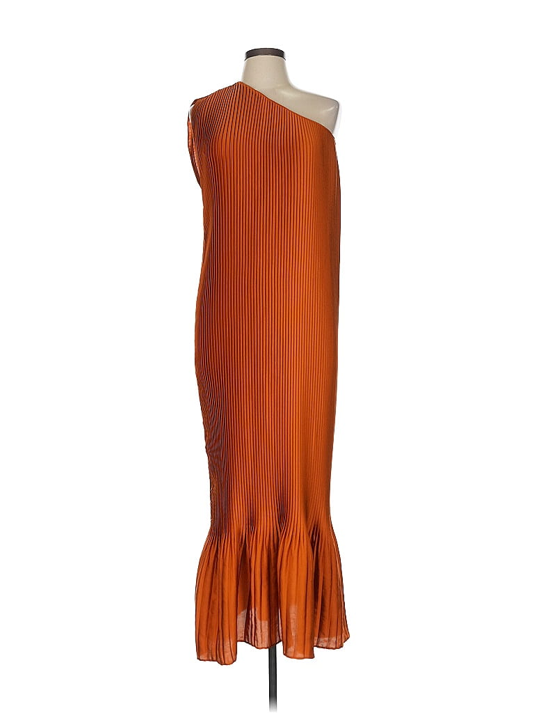 Tome Orange Cocktail Dress Size L - photo 1