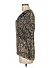 ETRO Gray Black Long Sleeve Blouse Size M - photo 5